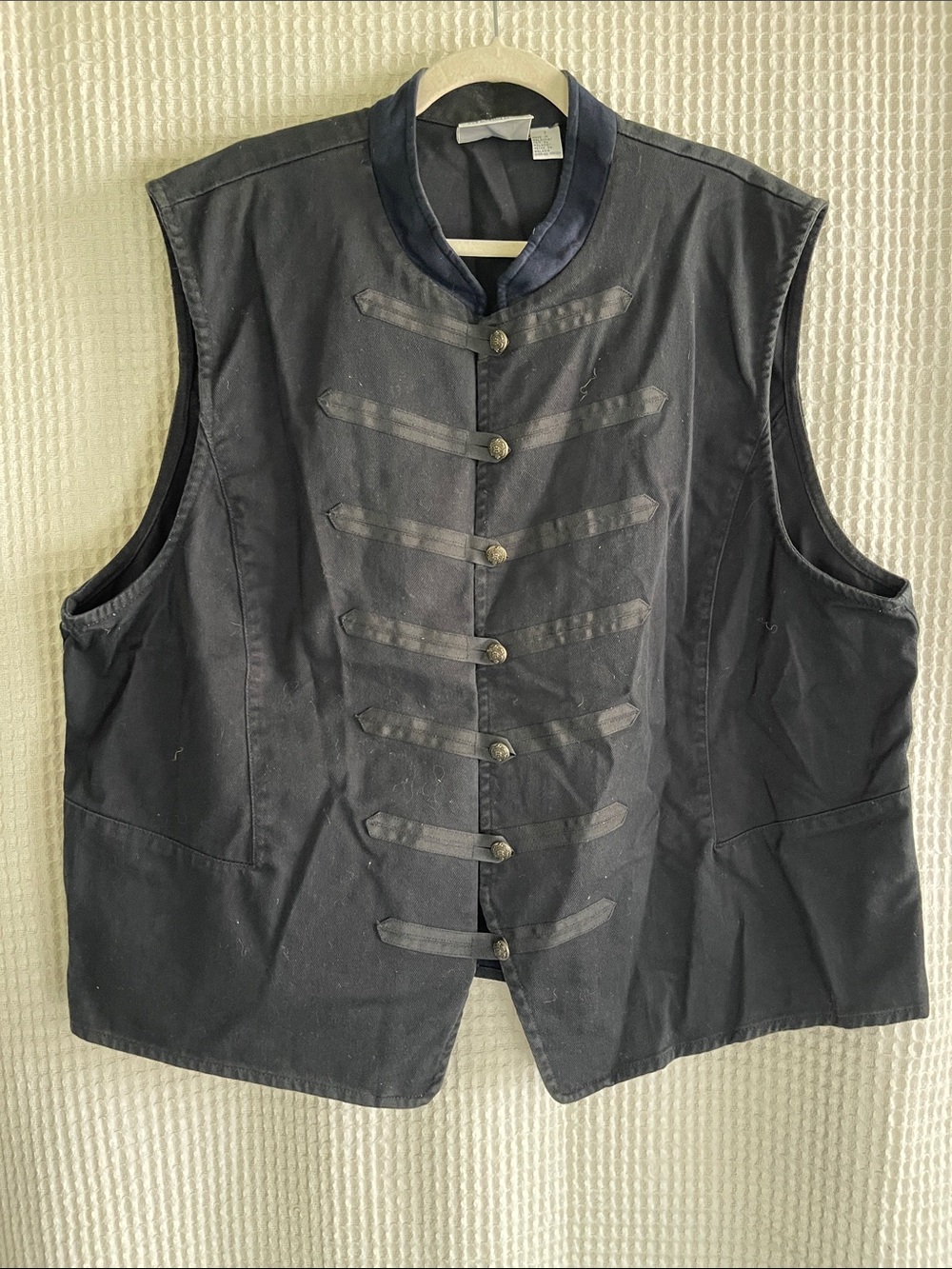 Street Styles by Elizabeth Liz Claiborne Co. Black Military-Style Vest Size 3